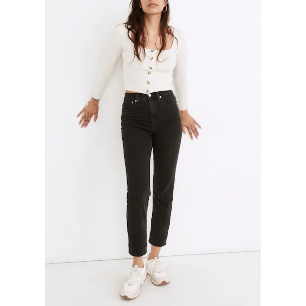 Madewell Classic Straight Jean Women 28 Black